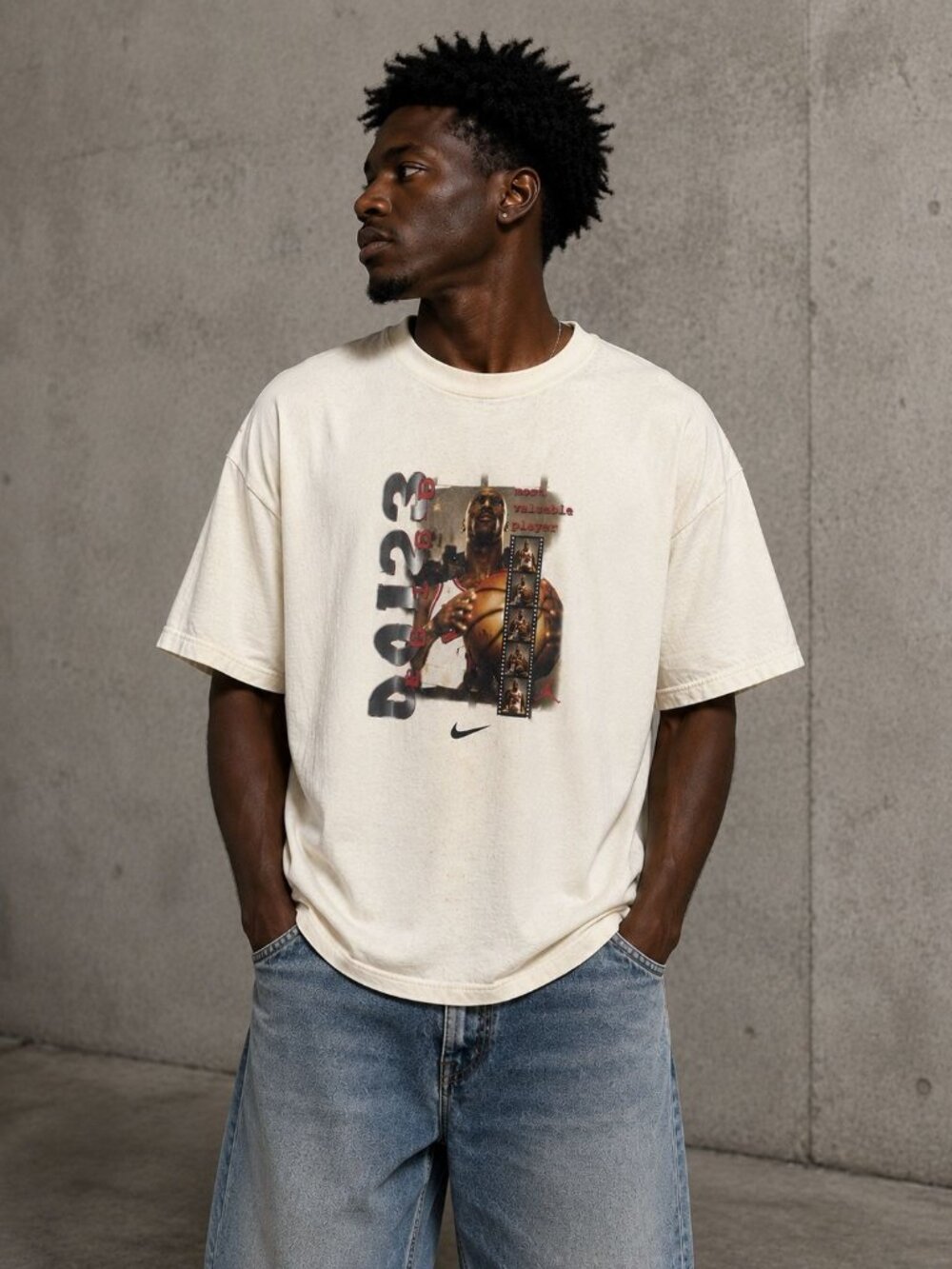 Vintage 1996 Nike Michael Jordan MVP 96 T Shirt USA Made XL Bulls Jumpman 90s